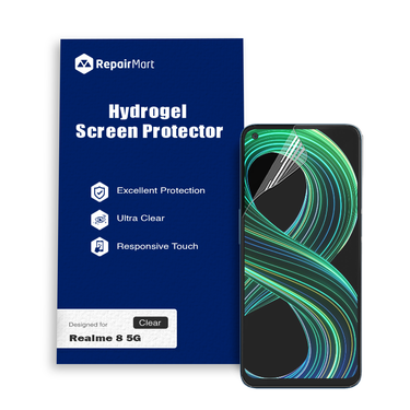 Realme 8 5G Compatible Premium Hydrogel Screen Protector With Full Coverage Ultra HD